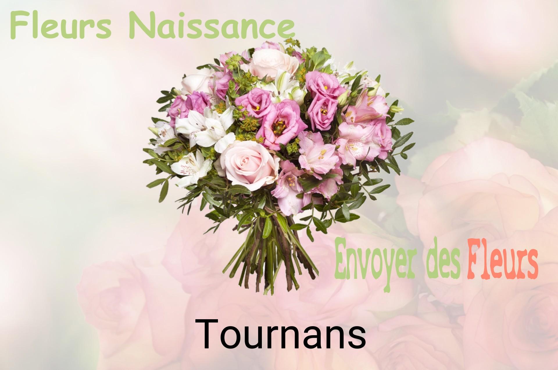 Bouquet de fleurs de naissance livré à Tournans
